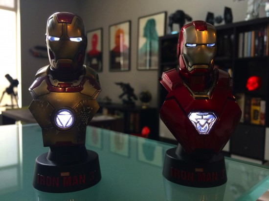 Hot Toys Iron Man 3 Mini Busts Deluxe Set