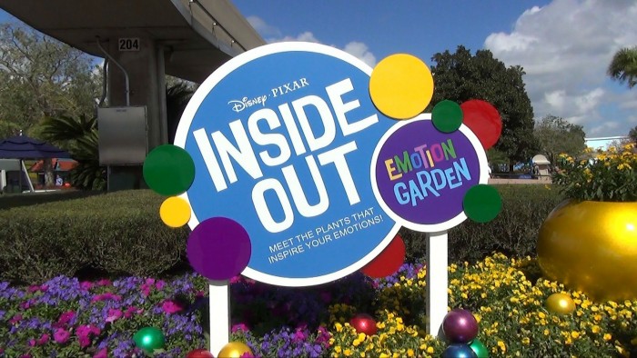 Inside Out Emotion Garden Epcot