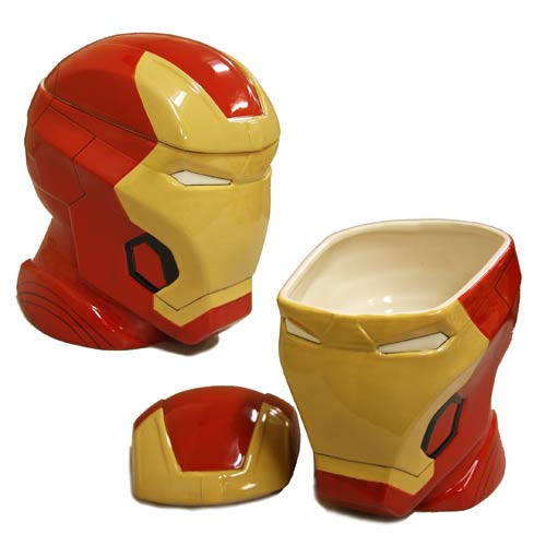Iron Man cookie jar