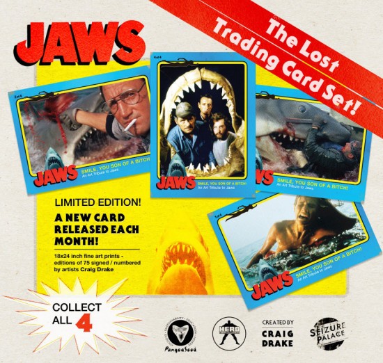 Jaws Trading Card poster