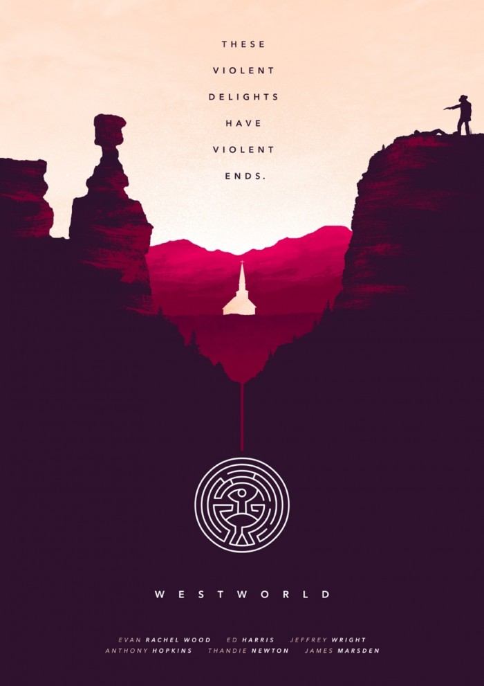 Joseph Harrold's Westworld Poster