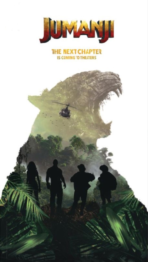 Jumanji sequel poster