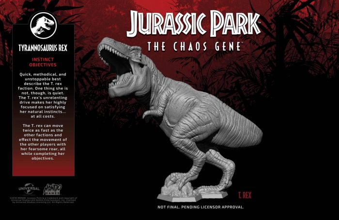 Jurassic Park: The Chaos Gene t-rex