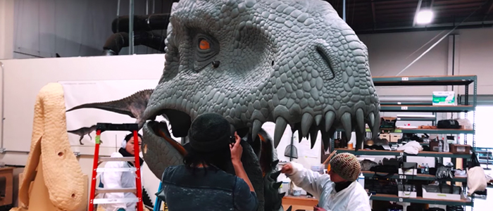 Video The Making Of Jurassic World The Ride At Universal Studios Film - indominus rex roblox