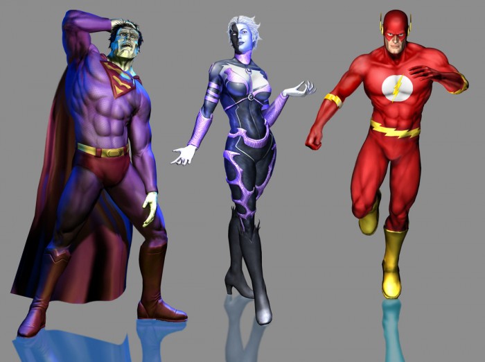 Justice League game concept art