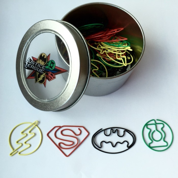 Justice League paper clips