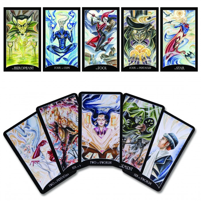 Justice League tarot cards