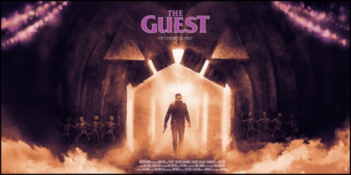 Karl Fitzgerald's the guest screenprint poster