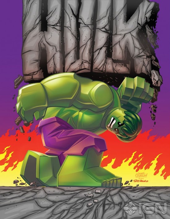 Lego Hulk Cover