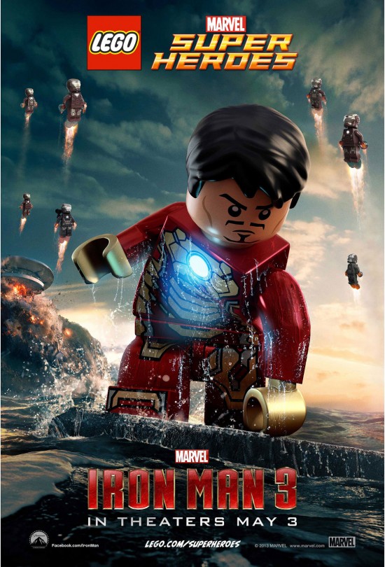 Lego Iron Man 3 Poster