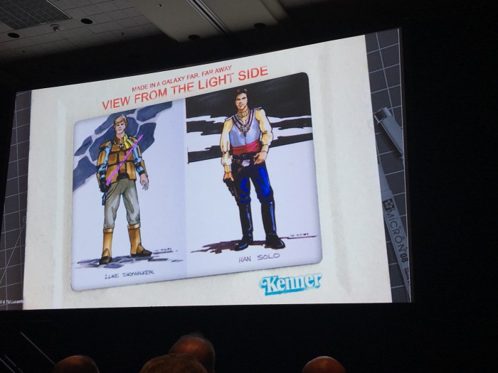 Star Wars Celebration unused Luke and Han Kenner