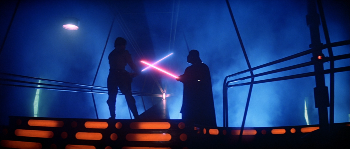 Luke and Darth Vader's Duel