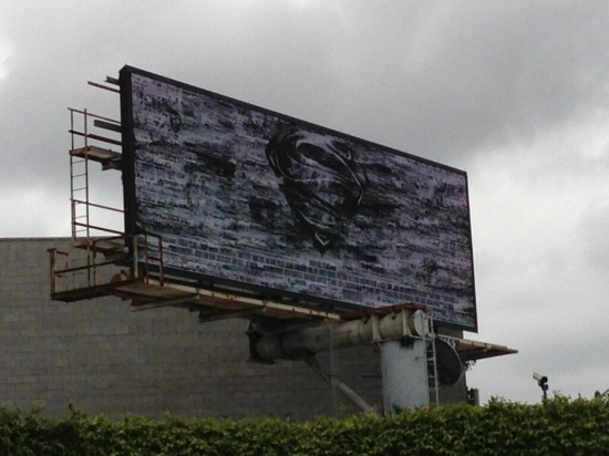 Man of Steel billboard