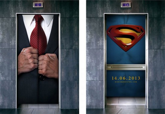 Man of Steel elevator