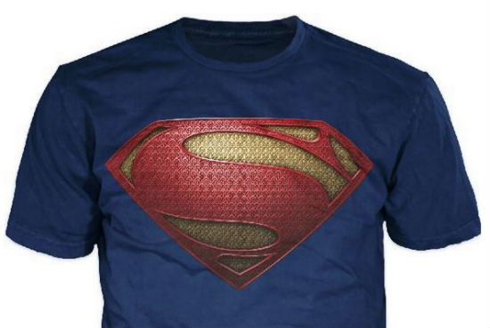 Man of Steel logo t-shirt