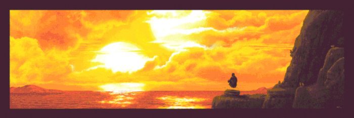 Mark Englert Star Wars The Last Jedi sunset