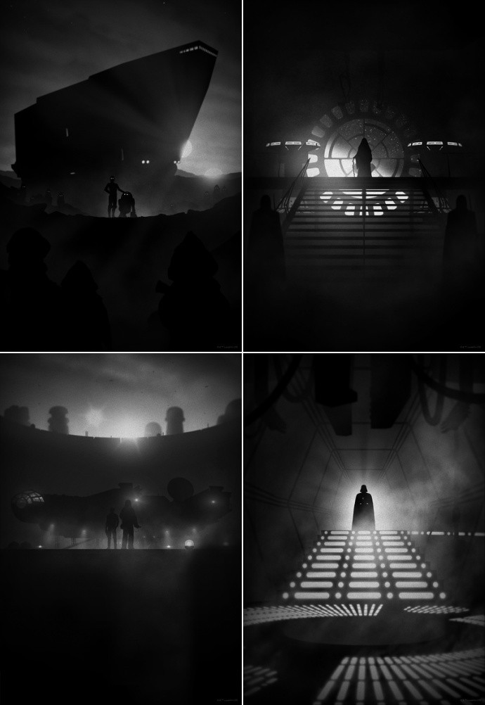 Marko Manev Star Wars - Noir variants