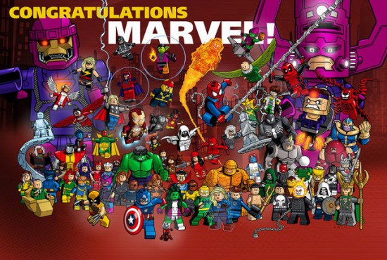 Marvel Lego 75th Anniversary