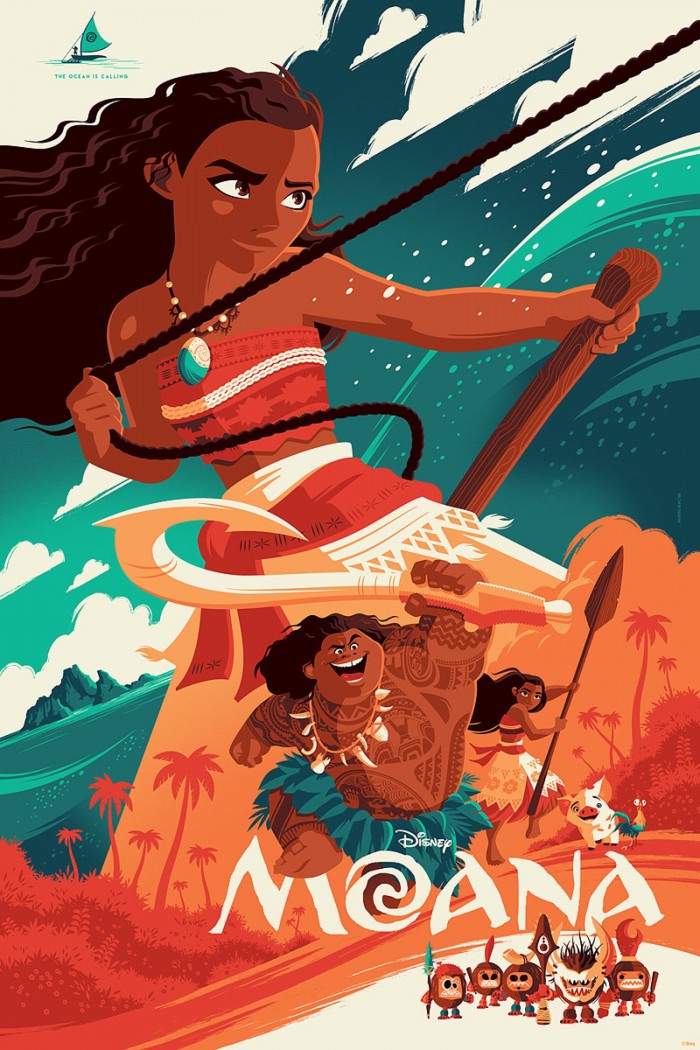 Moana Print by Tom Whalen