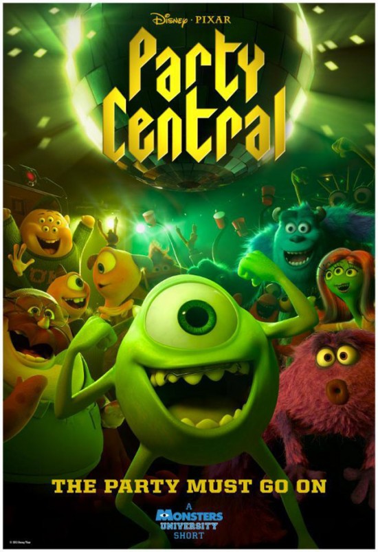 Monsters University short Party Central poster