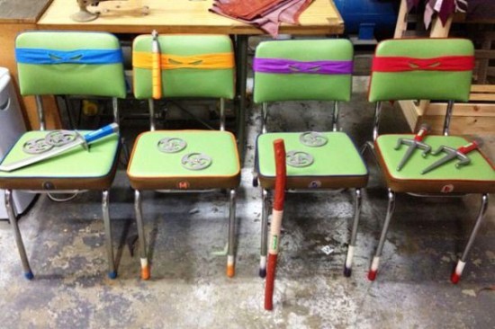 Ninja Turtle chairs