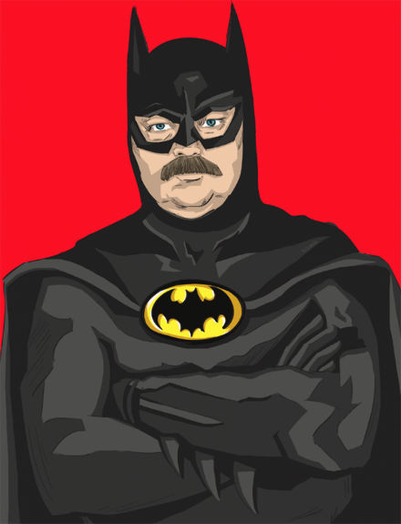 Parks Rec Batman