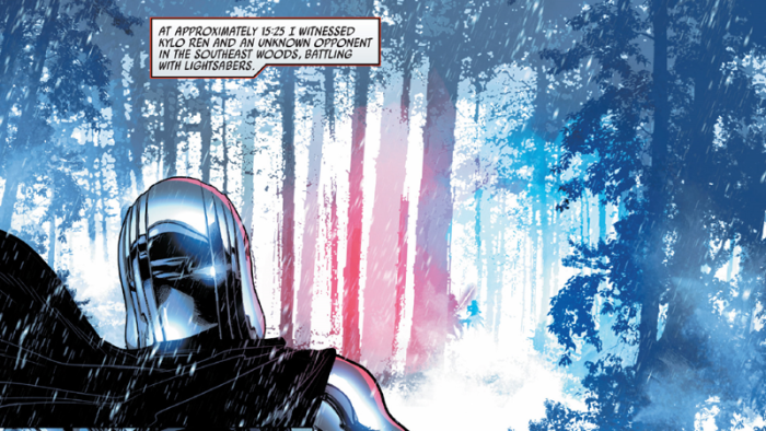 Phasma comic saber battle