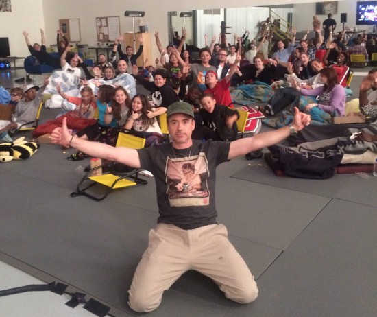 Robert Downey Cap Party
