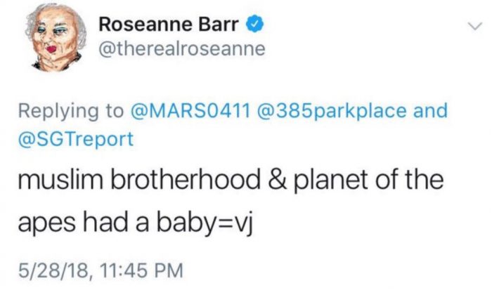 Roseanne tweet