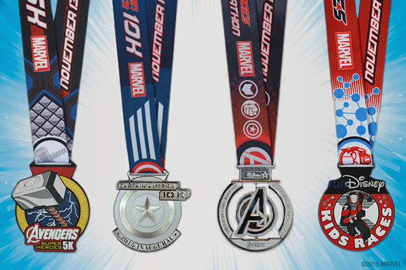 Run Disney medals