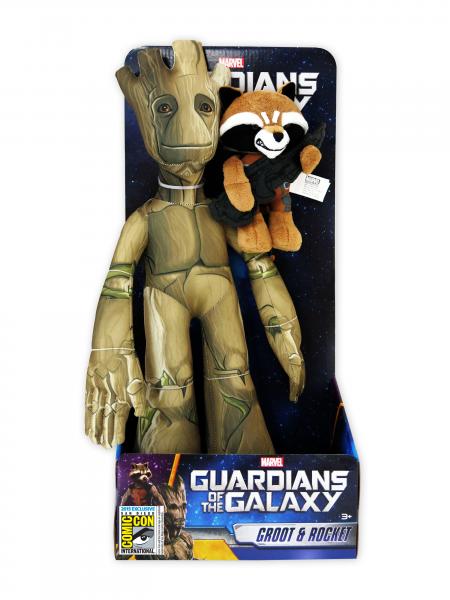 SDCC Groot Rocket plush