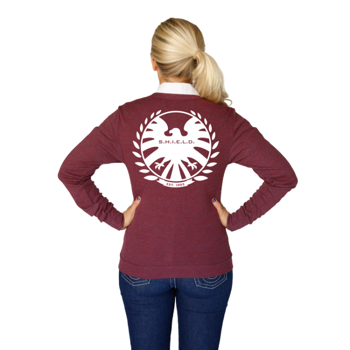 SHIELD cardigan (back)