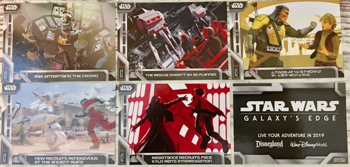 Star Wars Galaxy's Edge cards