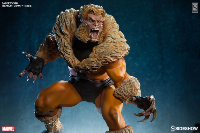 Sabretooth statue