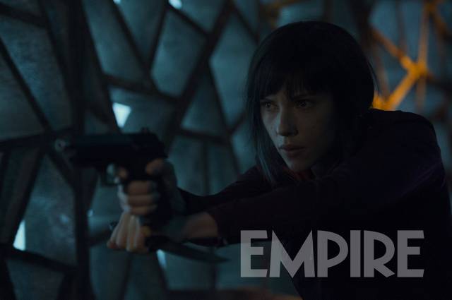 Scarlett Johansson as the Major in Ghost in the Shell