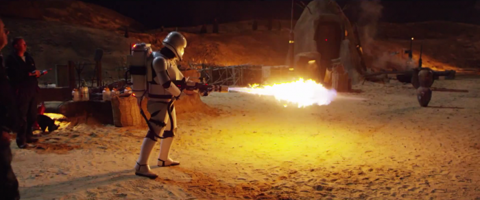 Star Wars: The Force Awakens: first order flame trooper