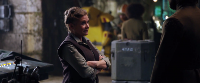 Star Wars: The Force Awakens: carrie fisher as princess leia