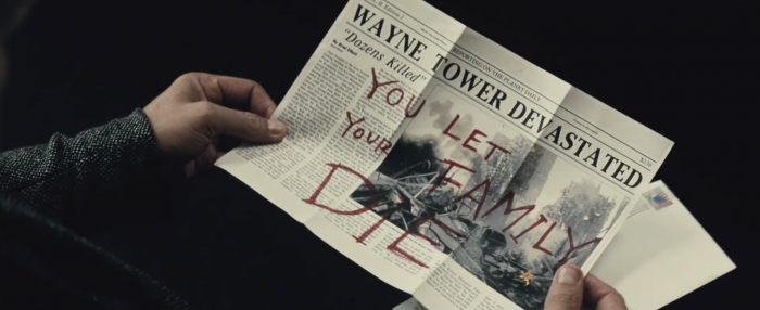 Bruce Wayne note in Batman V Superman: Dawn of Justice 