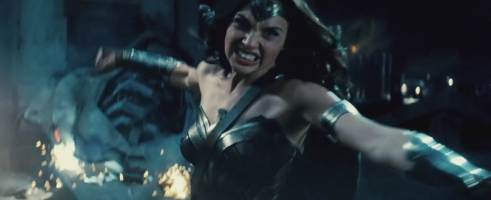 Gal Gadot as Wonder Woman in Batman V Superman: Dawn of Justice 