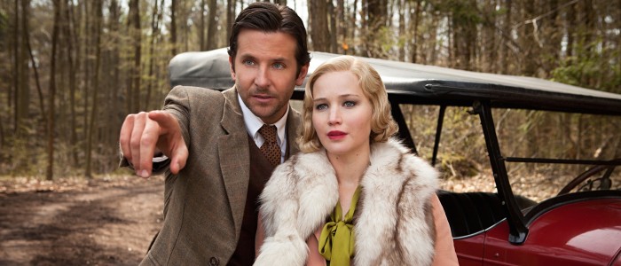 Serena with Bradley Cooper and Jennifer Lawrence