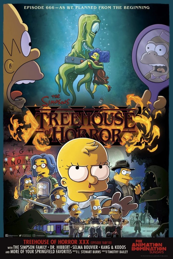 Simpsons Stranger Things