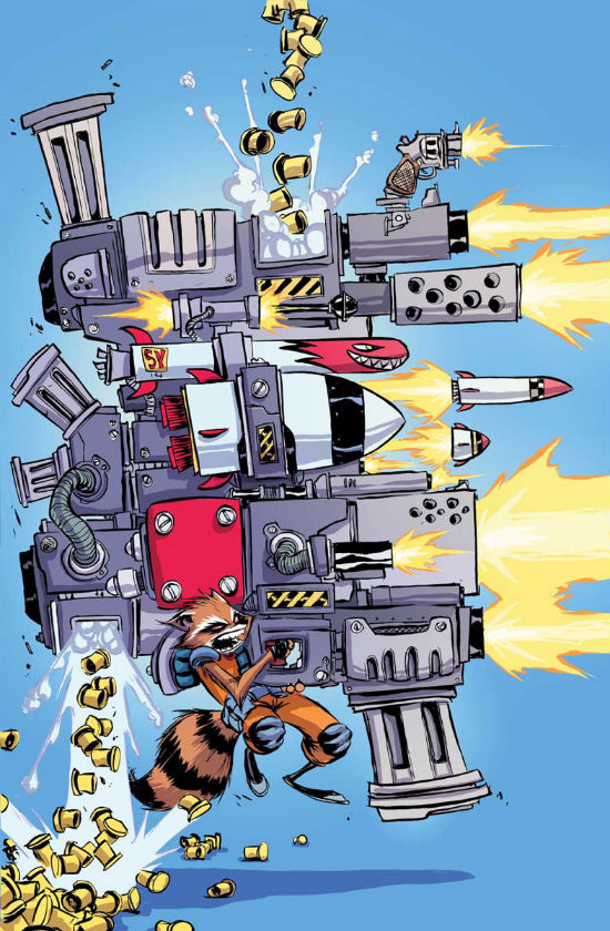 Skottie Young Rocket Raccoon preview