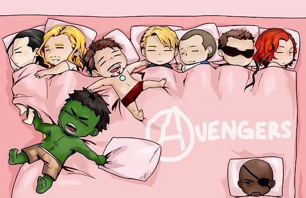 Sleeping Avengers