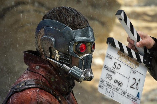 Star Lord Guardians of the Galaxy BTS