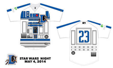 Star Wars Baseball Jerseys 2014