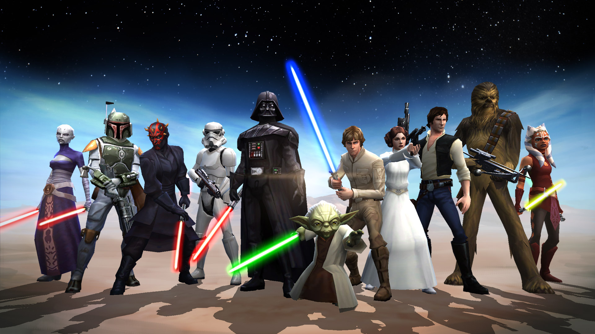 Star Wars Galaxy of Heroes Trailer EA Unveils Mobile Game