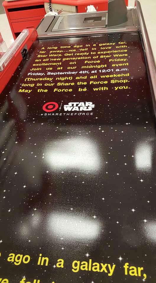 Star Wars Target conveyor belts