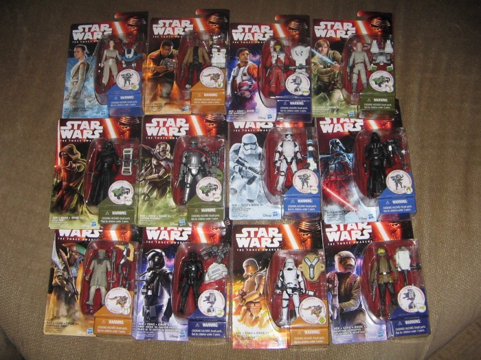 Star Wars The Force Awakens 375 figures
