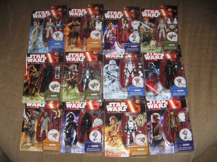 Star Wars The Force Awakens 375 figures