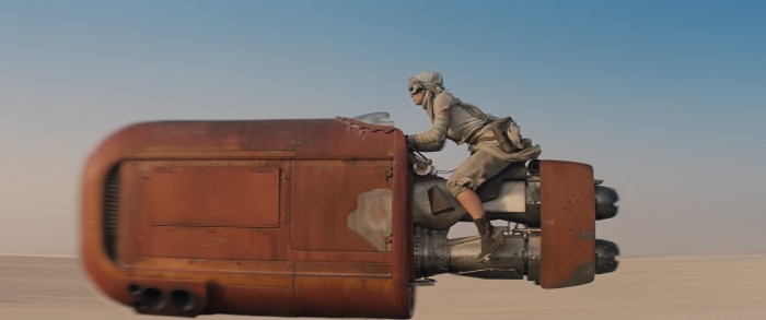 Star Wars The Force Awakens rey speeder 2